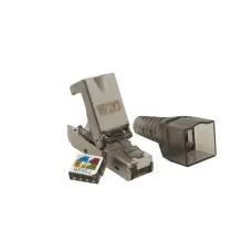 Коннектор 8P8C STP 6A (RJ-45) безынструментальный (10-0240). Разъем RJ-45. SUPRLAN