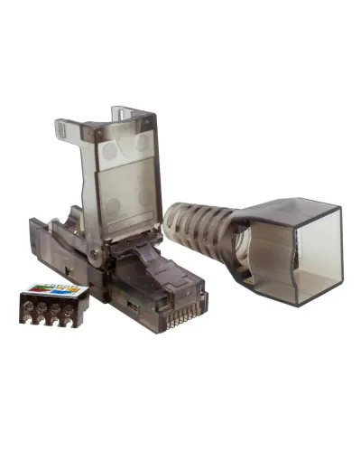Коннектор 8P8C UTP 6A (RJ-45) безынструментальный (10-0239). Разъем RJ-45. SUPRLAN в Саранске