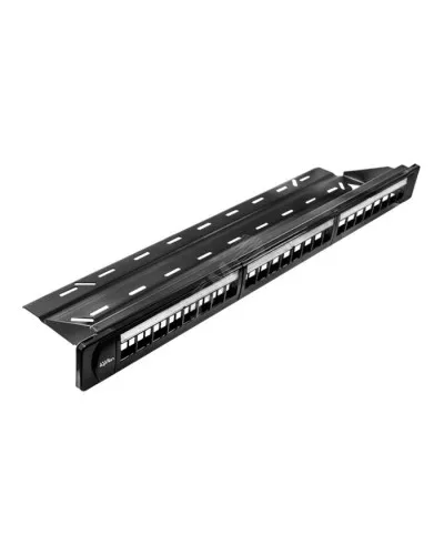 Модульная патч-панель 19", под 24 модуля Keystone, UTP, 1U (10-0401): Модульная патч-панель под 24 модуля, UTP, 1U в Саранске