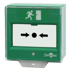 ST-ER114D-GN. Устройство разблокировки двери со стеклянной вставкой. Smartec