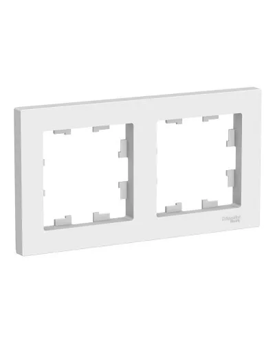 AtlasDesign рамка 2-местная универсальная, белый (ATN000102). Рамка. Systeme Electric в Саранске