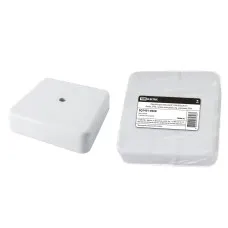 Коробка КР 100х100х29 ОП белая, IP40, с клеммной колодкой (SQ1401-0908). Распаячная коробка. TDM ЕLECTRIC