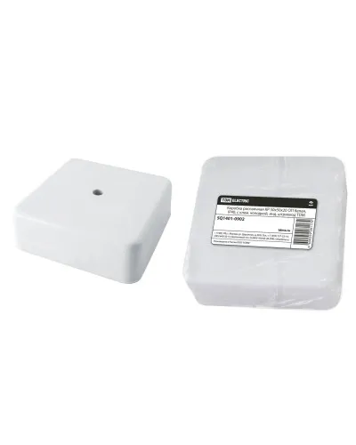 Коробка КР 50х50х20 ОП белая, IP40, с клеммной колодкой (SQ1401-0902). Распаячная коробка. TDM ЕLECTRIC в Саранске