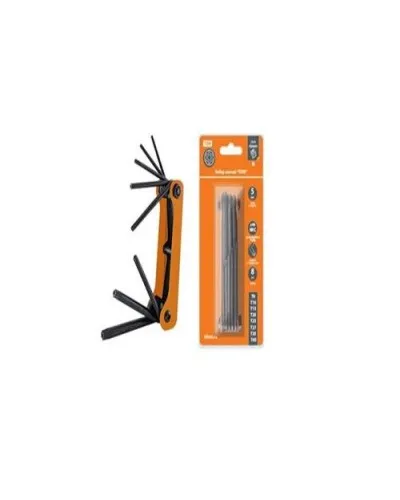 Набор ключей TORX раскладной 8шт.: T9-T40, углеродистая сталь Гранит TDM (SQ1020-0211). Набор ключей. TDM ЕLECTRIC в Саранске