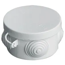 Коробка ОП D65х40мм, крышка, IP54, 4вх. (SQ1401-0101). Распаячная коробка. TDM ЕLECTRIC