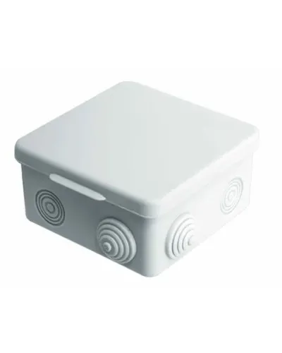 Коробка ОП 100х100х55мм, крышка, IP54, 8вх (SQ1401-0113). Распаячная коробка. TDM ЕLECTRIC в Саранске