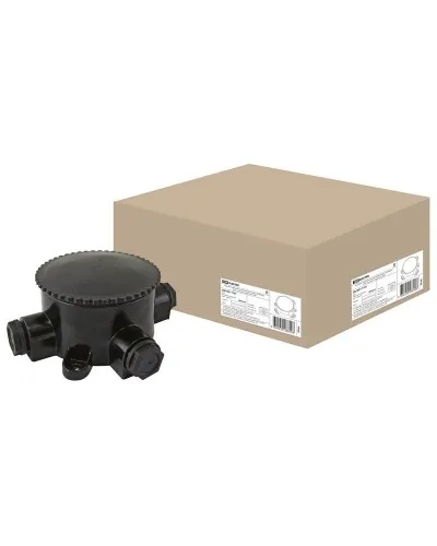КЭМ 2-660-3 ОП D95мм IP65, 3-х рожковая (карболит) TDM (SQ1401-1101). Коробка электромонтажная. TDM ЕLECTRIC в Саранске