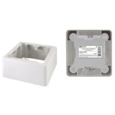 Коробка установочная ОП 85х85х42мм, 1-местная, подъемная, белая, IP20 TDM (SQ1401-0232). Коробка установочная ОП. TDM ЕLECTRIC