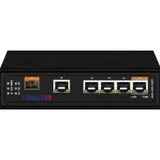 TR-NS15061S-150-4POE. Коммутатор с PoE. Trassir