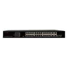 TR-NS14282C-370-24POE. Коммутатор с PoE. Trassir