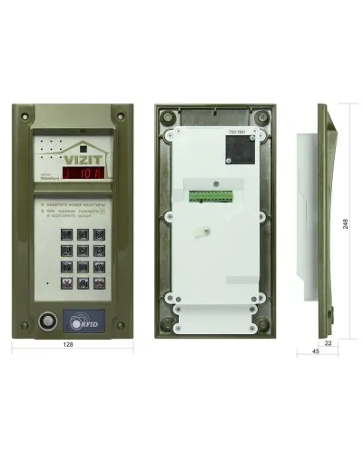 БВД-N101RTCP. Вызывная панель цветная. VIZIT в Саранске