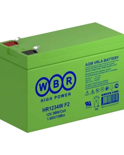 WBR HR1234W F2. Аккумулятор герметичный свинцово-кислотный. WBR в Саранске