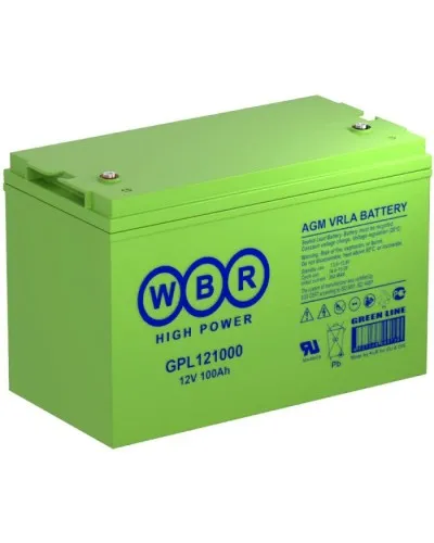 WBR GPL121000A. Аккумулятор герметичный свинцово-кислотный. WBR в Саранске