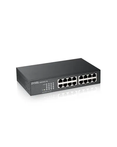 GS1100-16-EU0103F. Коммутатор 16xGE, rack 19, бесшумный. ZYXEL в Саранске