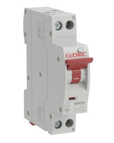 YON max MDR, 1P+N, 10mA, 10A, 6kA, А (MDR32N-1N1C10-A). Компактный автоматический выключатель дифференциального тока. ДКС в Саранске