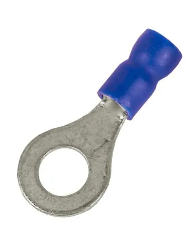 Наконечник НКИ 1,5-2,5 М5 (D5,3мм) с отверстием под винт (100 шт) (2B5P-EE-PVC). Наконечник с отверстием под винт и изолированным фланцем ПВХ. ДКС в Саранске