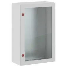 Навесной шкаф ST, 1200x800x400 мм, IP66 (R5STX1284). Навесной шкаф c монтажной платой, с прозрачной дверью. ДКС