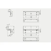 L+Z кронштейн для EMC 1200 ALH. L+Z кронштейн для EMC 1200 ALH. dormakaba