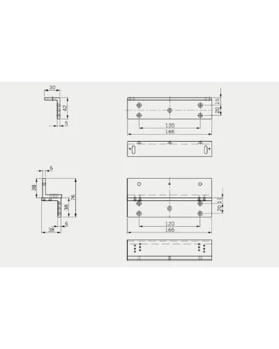 L+Z кронштейн для EMC 1200 ALH. L+Z кронштейн для EMC 1200 ALH. dormakaba в Саранске