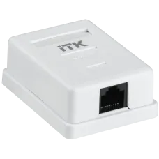 CS2-1C5EF-12-G. Настенная розетка RJ45. GENERICA