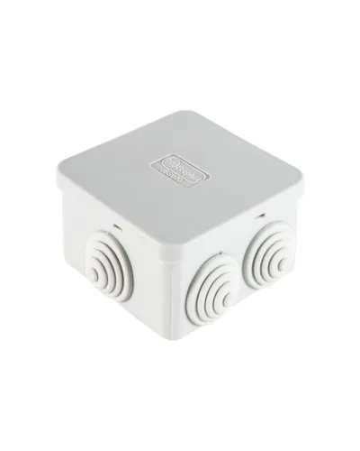 Коробка JBS070 70х70х40, 6 вых., IP44, серая (44056). Коробка монтажная. Экопласт в Саранске