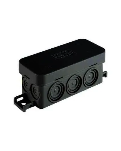 Коробка JBL090 90х42х40, 10 вых., IP55, черная (44055BL-1). Коробка монтажная. Экопласт в Саранске