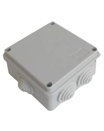 Коробка JBS100 100х100х55, 6 вых., 6P (0,15...2,5мм²) серая (43017HF-GR). Коробка монтажная, огнестойкая, без галогена. Экопласт в Саранске