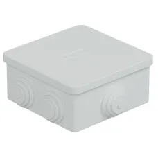 Коробка JBS080 85х85х40, 6 вых, IP44, белая (44006W-1). Коробка монтажная. Экопласт