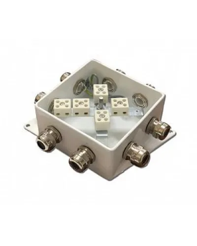КМ-О (10к*10,0)-IP66-120х120, два ввода: Коробка монтажная огнестойкая в Саранске