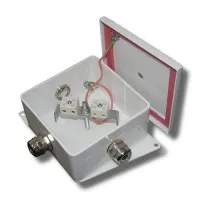 КМ-О (4к*6,0)-IP66-120х120, пять вводов: Коробка монтажная огнестойкая