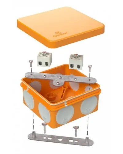 Коробка огнестойкая 80х80х40 (60-0210-FR2.5-4). Коробка огнестойкая для открытой установки. Промрукав в Саранске