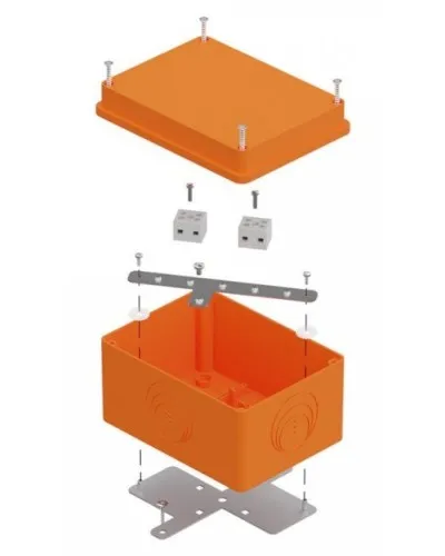 Коробка огнестойкая 150х110х90 E15-E120 для о/п (40-0351-FR1.5-4). Коробка огнестойкая для открытой установки. Промрукав в Саранске