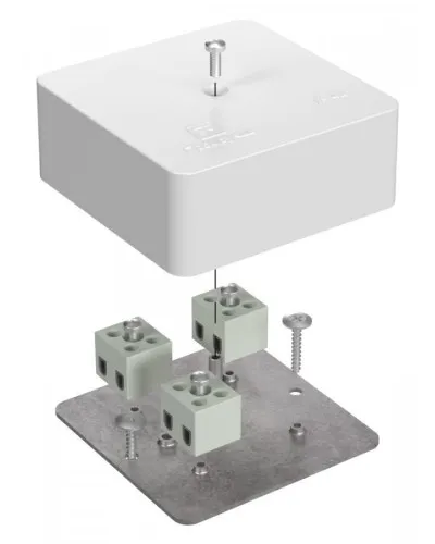 Коробка огнестойкая 75х75х30 (40-0450-FR1.5-6). Коробка огнестойкая для открытой установки. Промрукав в Саранске