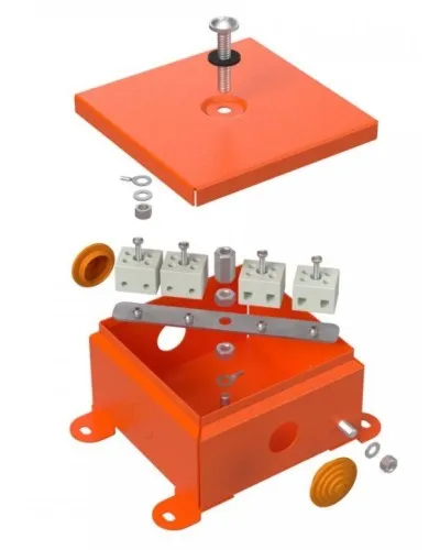 Коробка металлическая огнестойкая 110х110х65 (70-0360-FR2.5-4). Коробка металлическая огнестойкая. Промрукав в Саранске
