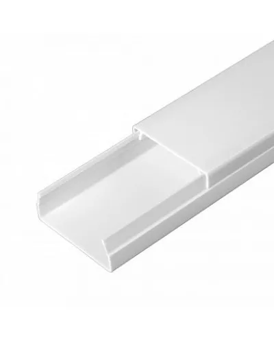 Короб 40х16 (Промрукав) (PR.0325206). Кабель-канал с двойным замком белый 40х16. Промрукав в Саранске
