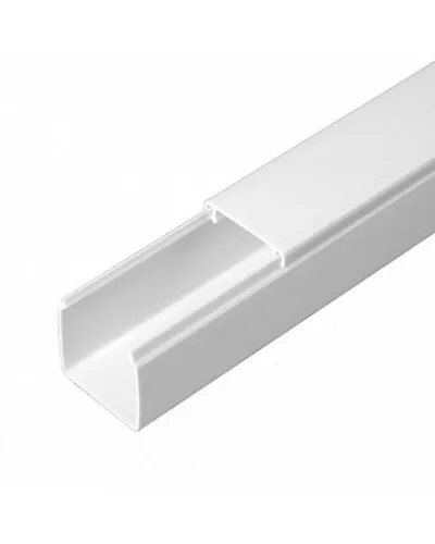 Короб 25х25 (Промрукав) (PR.0625251). Кабель-канал с двойным замком белый 25х25. Промрукав в Саранске