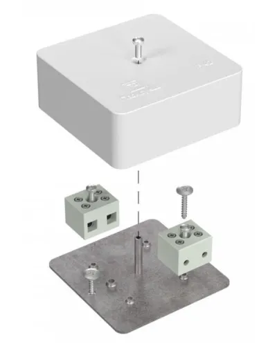 Коробка огнестойкая 75х75х30 (40-0450-FR1.5-4). Коробка огнестойкая для открытой установки. Промрукав в Саранске